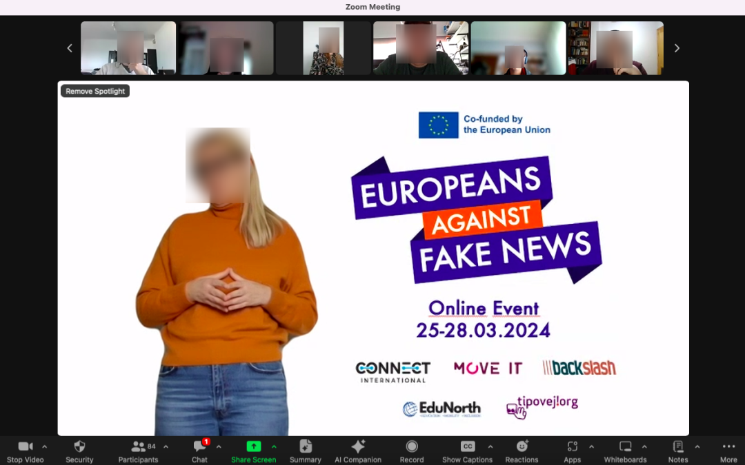 Uspešno izveden spletni dogodek EAF